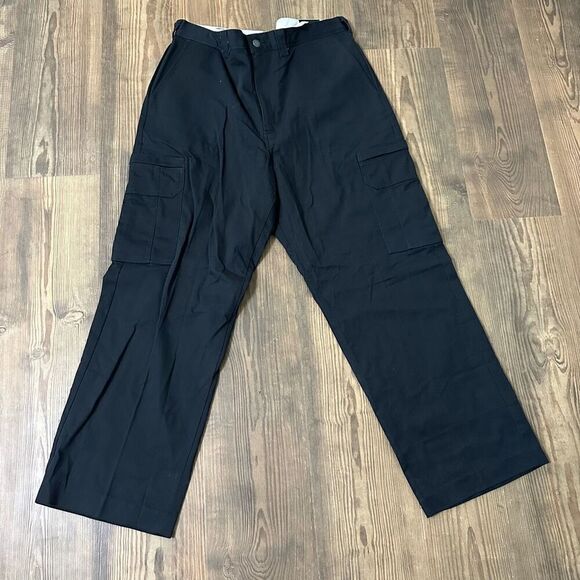 NWT Dickies Black Cotton Casual Pants Size 36 x 30 Style LP337BK - Picture 1 of 5